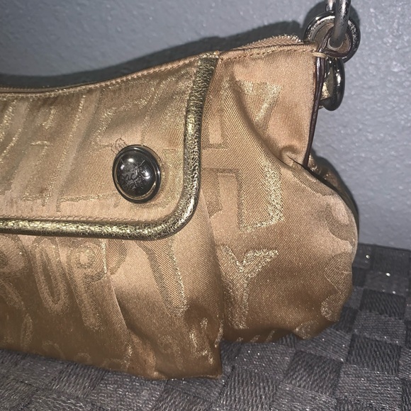 Vintage Gold Coach Poppy Shoulder Bag - Picture 4 of 13